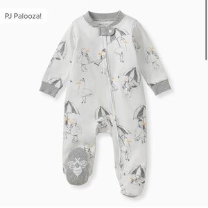 Burt's Bees Gray Seagull Umbrella Footie